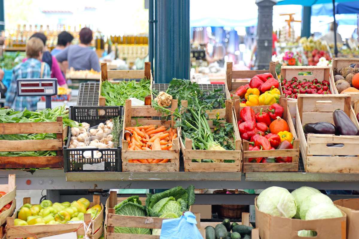 Vintimille : le marché du vendredi vu par un voyageur qui ne perd jamais de temps